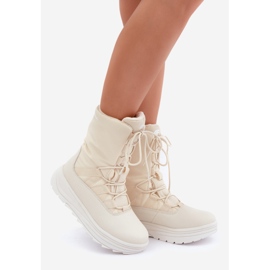 Inua ženske čizme za snijeg s Primaloft 4F izolacijom 4FRAW24FSBSF012 Bež 1