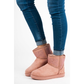 Ružičaste čizme za snijeg ružičasta 2