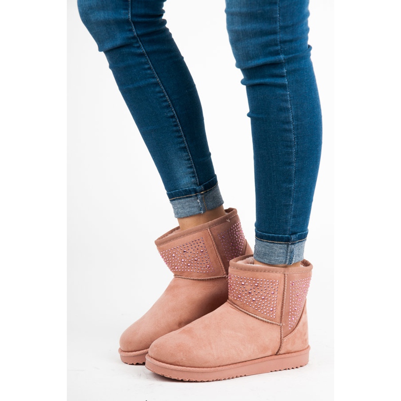 Ružičaste čizme za snijeg ružičasta 2