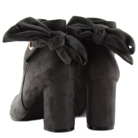 Sive Čizme s visokom petom YBS1612 sive siva 2