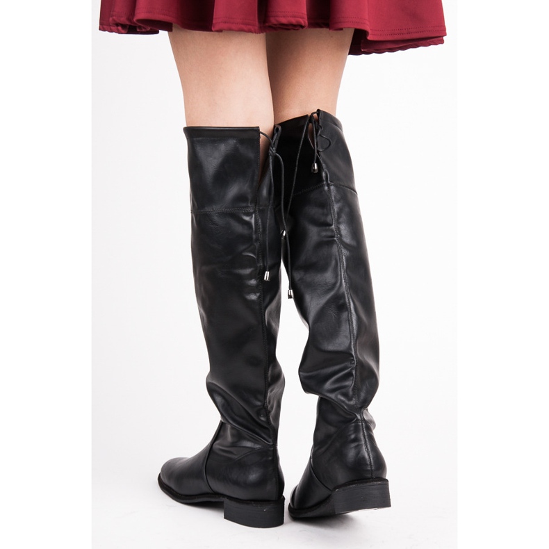 Yes Mile Slip-on ravne čizme crna 2