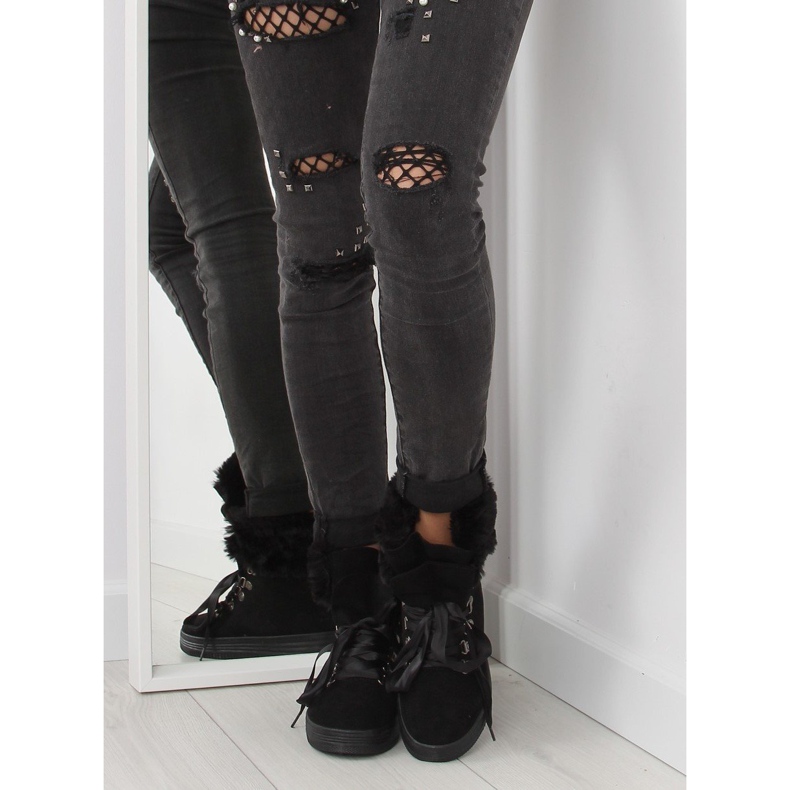 Crne čizme za snijeg od GF-179 crne crna 2