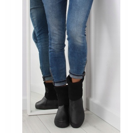 Čizme s vunenim gornjim dijelom crne NB30 Black crna 2