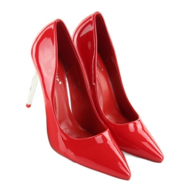 Silver Heels crvene pumpice NF03 Red crvena 2