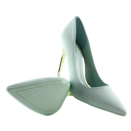 Suede zlatna peta LE-08 Baby Blue plava 2