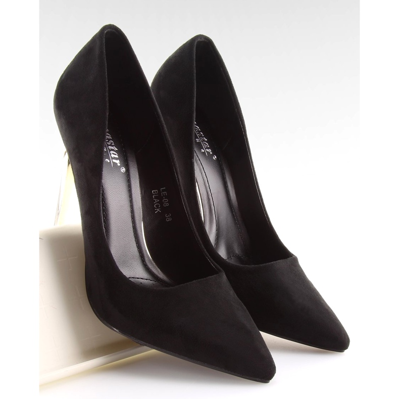 Suede LE-08 Potpetica od crnog zlata crna 1