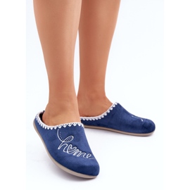 Inblu ženske kućne cipele papuče GF000026 tamnoplave plava 2