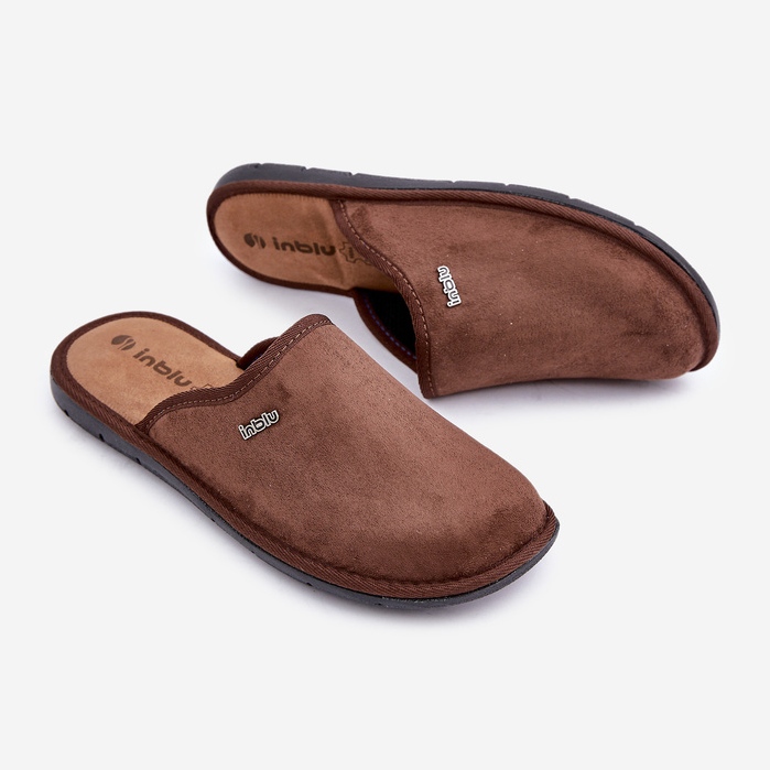 Muška kućna obuća Papuče Inblu 9100002H Smeđa 1
