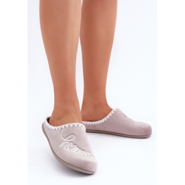 Inblu ženske kućne papuče GF000026 bež 2