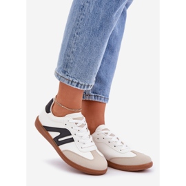 Ženske niske tenisice od eko kože, bijele i crne Navidemi bijela 1