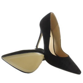 Nevjerojatne štikle od baršuna od velura crna 2