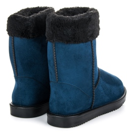 Bona Ženske čizme za snijeg plava 5