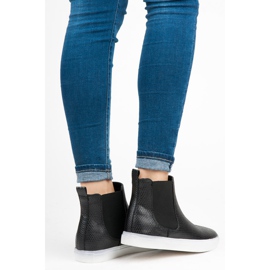 Mckeylor Visoke tenisice sa zmijskim printom crno 1