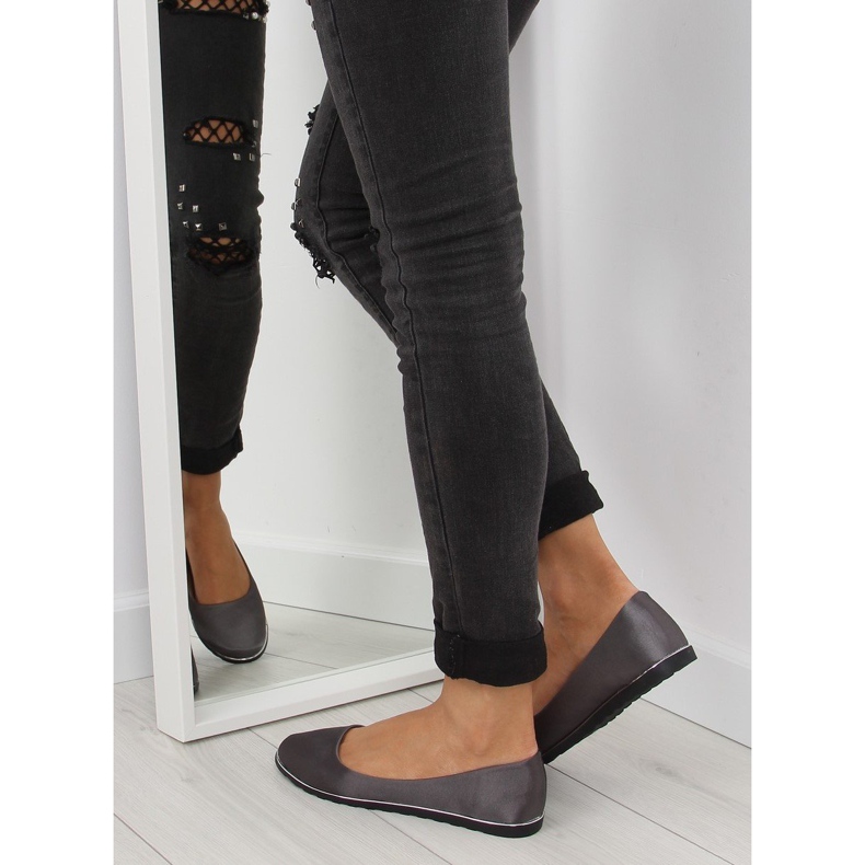 Sive satenske balerinke A8621 sive siva 2