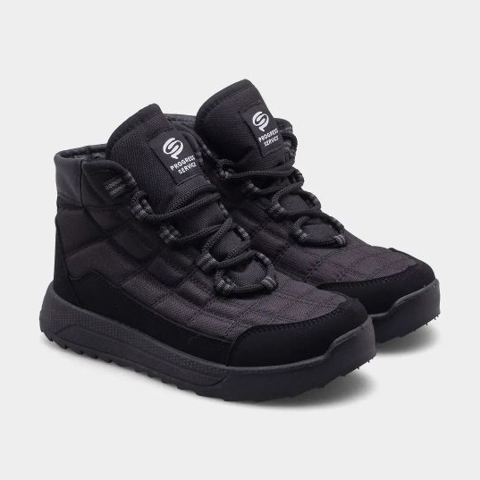 Progress Ženske zimske snježne čizme napredak progj 24-152 crno 2