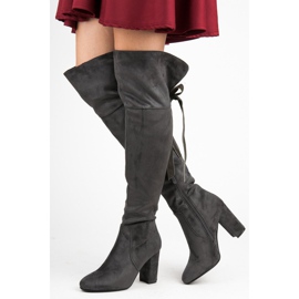 Bestelle Mušketiri od antilopa s mašnom siva 1