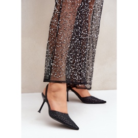 Step in style Visoke pete Model Berilae B1639-202 Black Glitter - Zakoračite sa stilom crna 1