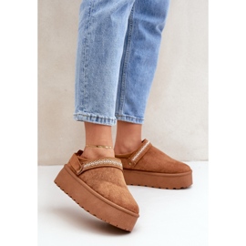 Step in style Čizme za snijeg Model Selithria PL361 Camel - Zakoračite sa stilom smeđa 1