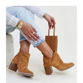 Smeđe gležnjače s izrezom iz Brankke - Solea smeđa 1