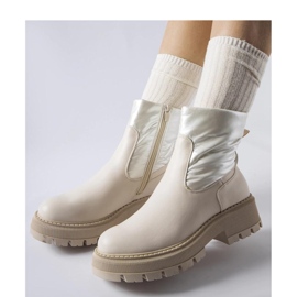 Bež gležnjače s ukrasnim gornjištem Garrett - Solea 1