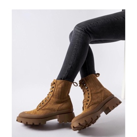 Smeđe čizme od eko antilop marke Orson - Solea smeđa 1