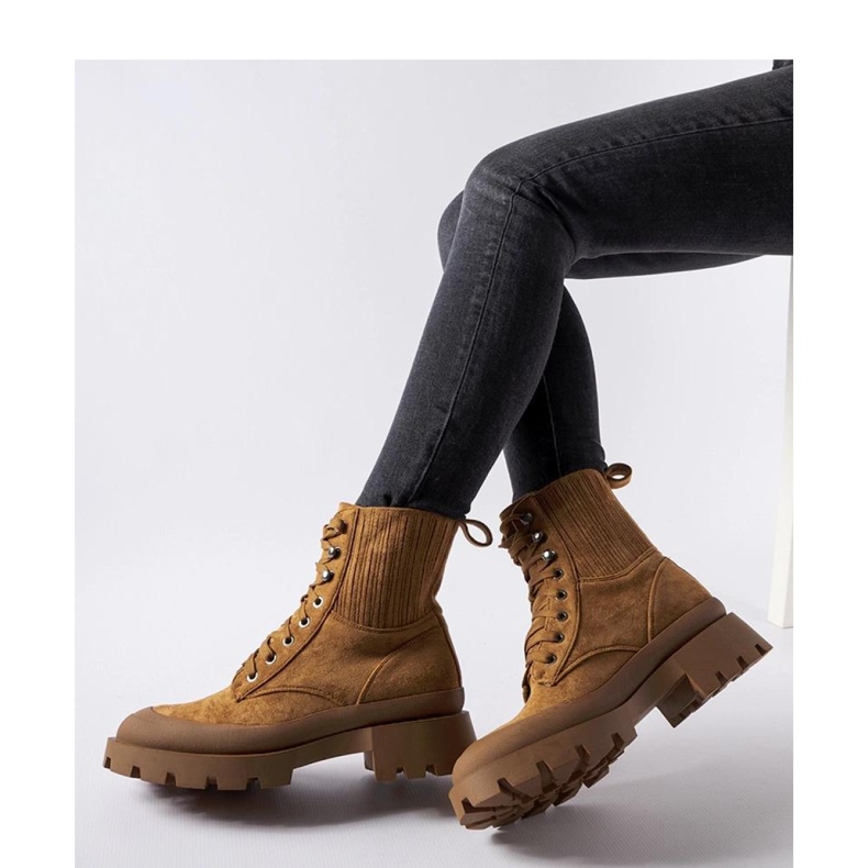 Smeđe čizme od eko antilop marke Orson - Solea smeđa 1