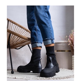 Crne ženske gležnjače Conta - Solea crna 1