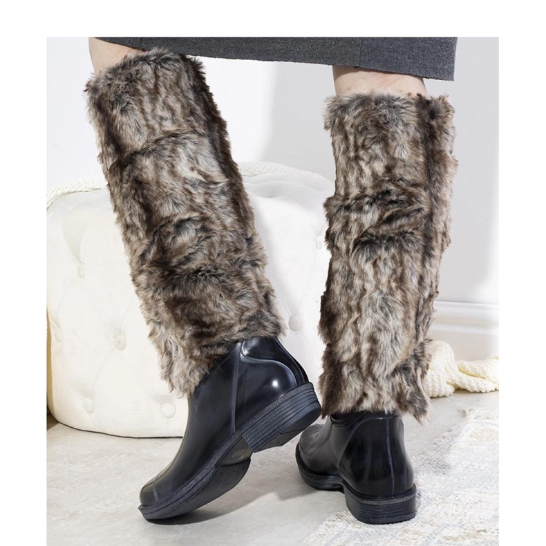 Mornarsko plave Wellingtonke s krznom Melgar - Solea plava 1