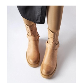 Bež ažur gležnjače s lancem iz Procopio - Solea 1