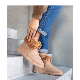 Bež izolirane čizme za snijeg s ovratnikom Edidda - Solea 1