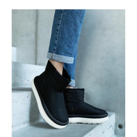 Crne tople čizme za snijeg na platformi Cores - Solea crna 2