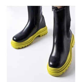 Crne gležnjače sa šarenim potplatom Delebio - Solea crno 2