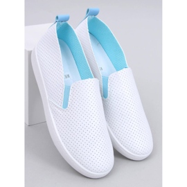 BIJELO/PLAVE slip-on tenisice bijela 1