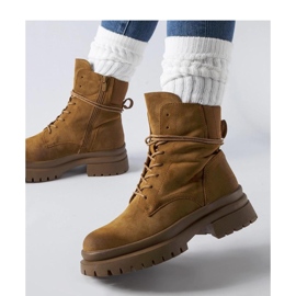 Smeđe čizme s izlizanim vrhom iz Vadnais - Solea smeđa 1