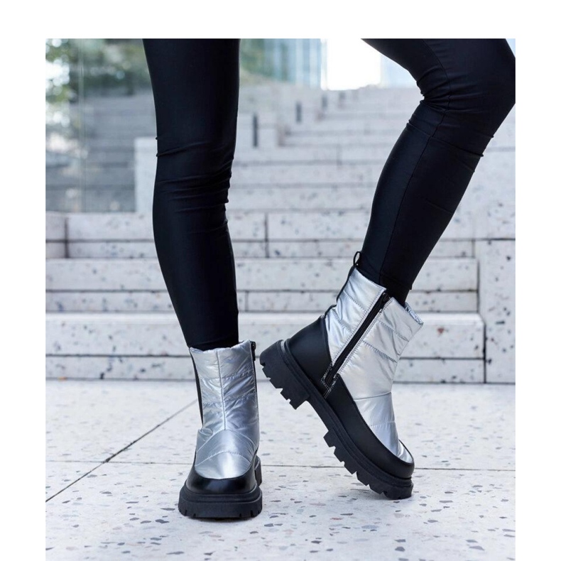 Galvani - Solea metalik izolirane čizme za snijeg siva 2