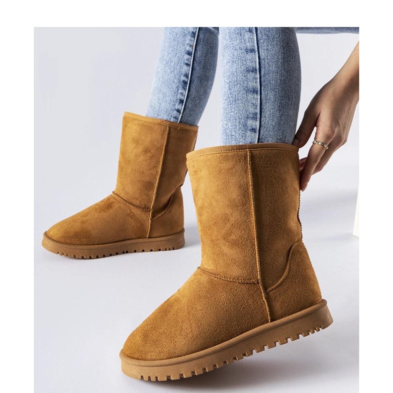 Smeđe izolirane klasične čizme za snijeg Ireneo - Solea smeđa 1