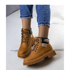 Smeđe izolirane planinarske čizme Nadel - Solea smeđa 1