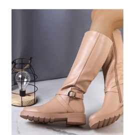 Bež izolirane čizme Olmin - Solea 1