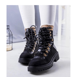 Crne izolirane radne čizme, Leneo - Solea crna 1