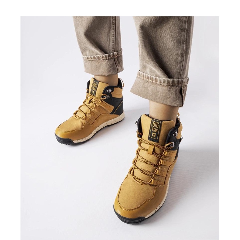 Smeđe Big Star čizme KK274609 smeđa 2