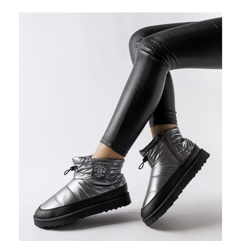 Sive čizme za snijeg Lee Cooper LCJ-23-44-1966L crna 1