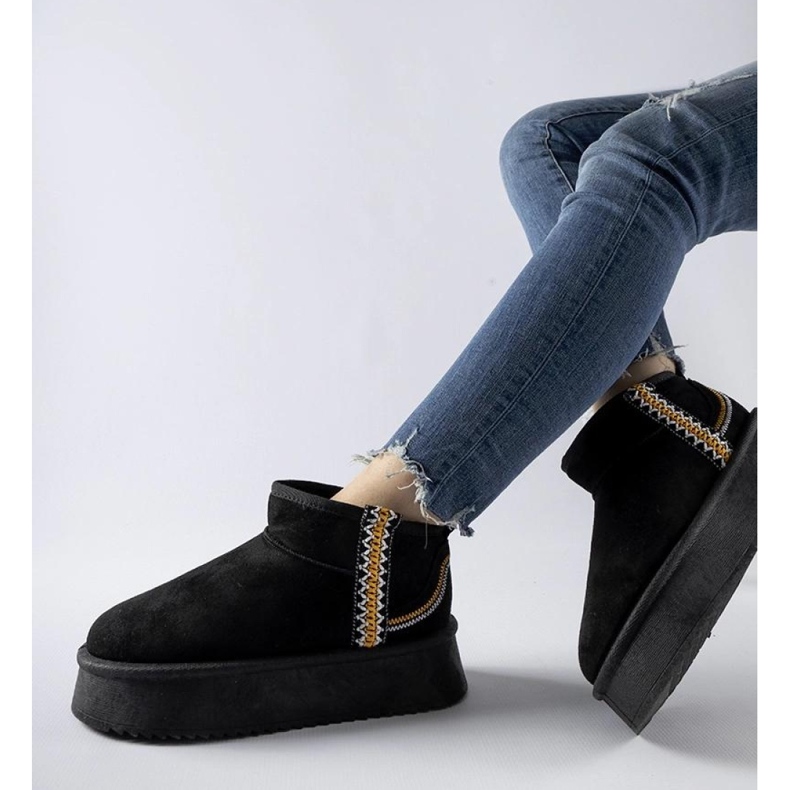 Crne čizme za snijeg s platformom crno 1