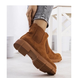 Smeđe ženske čizme smeđa 1