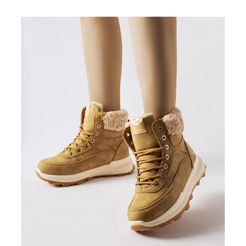 Smeđe čizme Lee Cooper LCJ-22-44-1361L bež 1