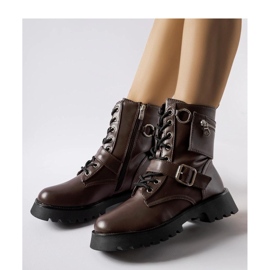 Smeđa izo radnička torba s torbicom 1