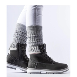 Sive, izolirane planinarske čizme siva 1