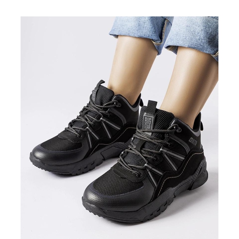 Crne čizme Big Star KK274218 crno 1