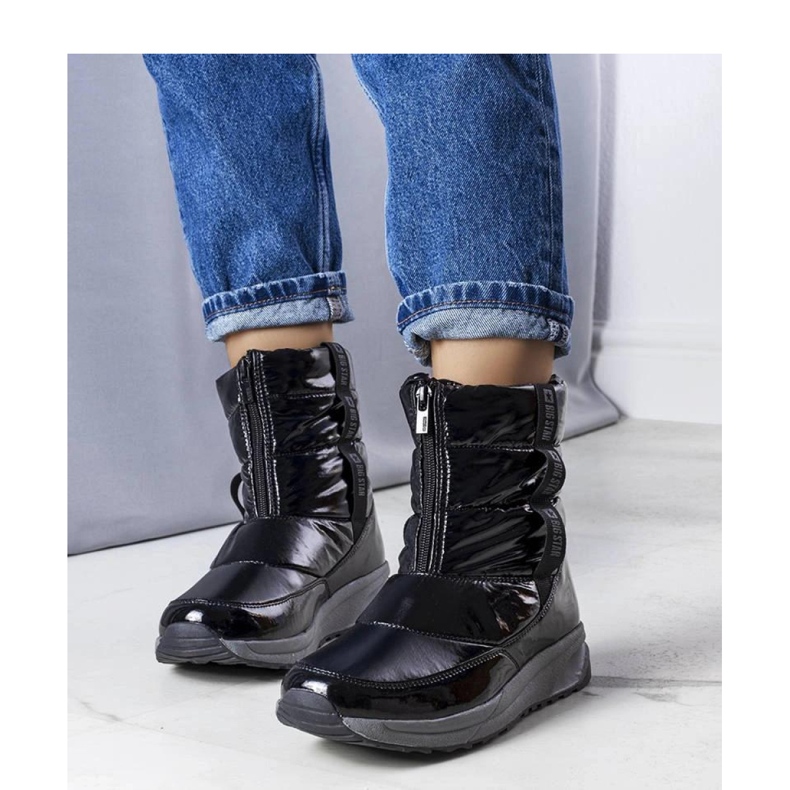 Big Star crne čizme za snijeg KK274392 crna 1