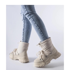 Bež izolirane čizme za snijeg 1