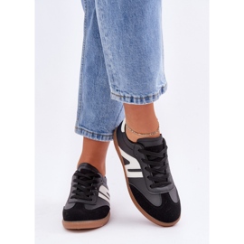 7112 Crne sportske cipele na vezanje crno 1